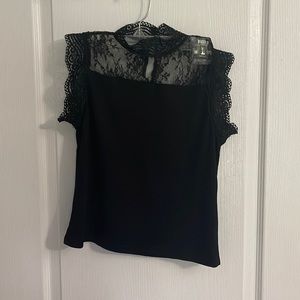 Girls black Dressy top